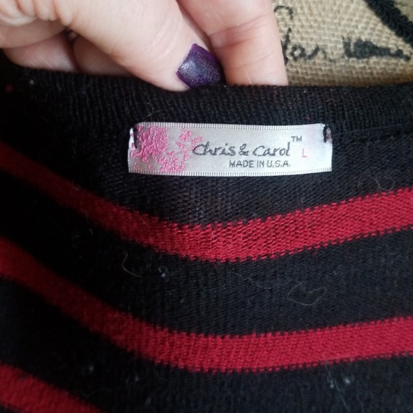 2 for $20 Red and black cardigan - Picture 2 of 2